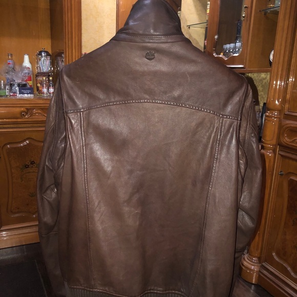 🔥Timberland🔥Leather🔥Jacket/Coat🔥 - Picture 15 of 16